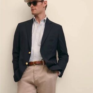 Brooks Brothers 1818 Madison Navy Blazer 38S Loro Piana Wool Made in Canada